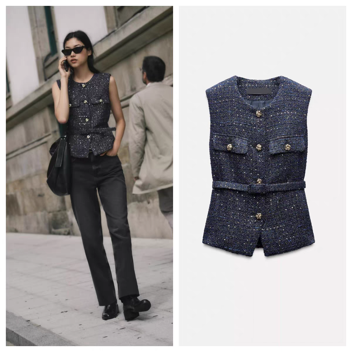 Alexis Summer Stylish Jacket With Belt