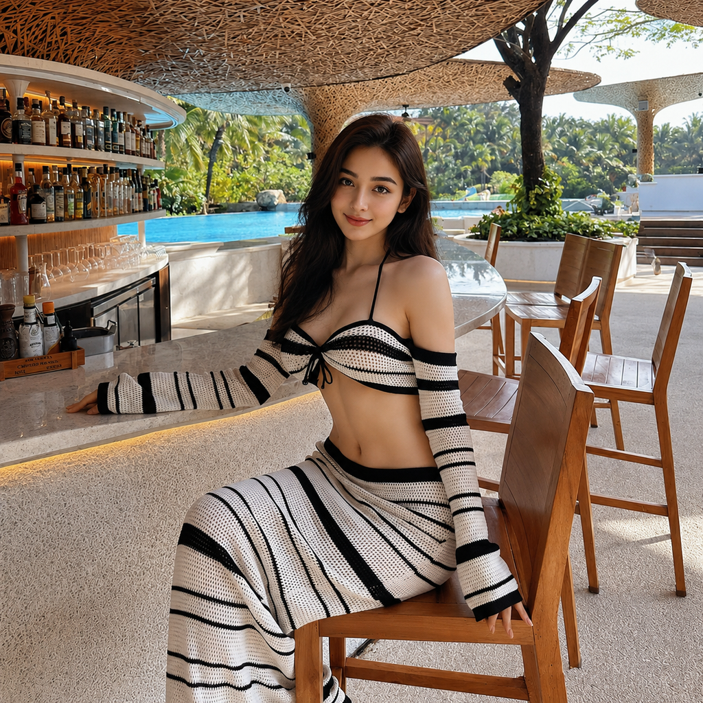 Eva Summer Resort Wear Set