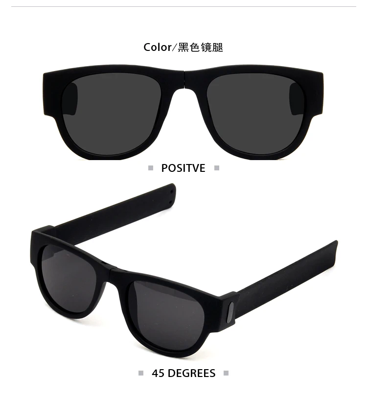 Unisex Bracelet Foldable Sunglasses
