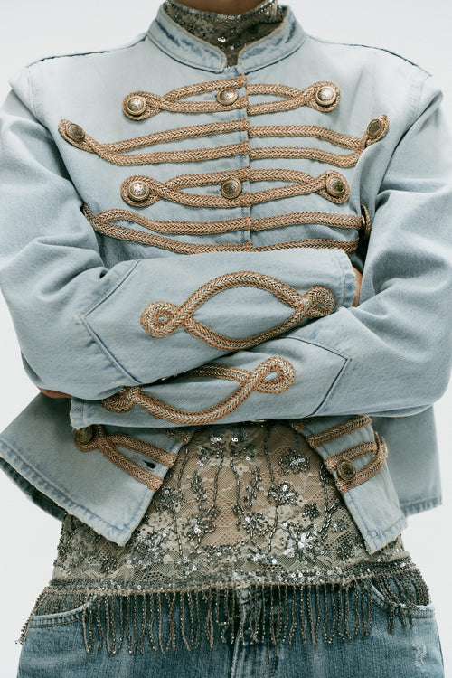 Zendaya Napolean Denim Jacket