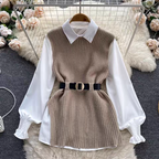 Michelle Winter Top With Belt