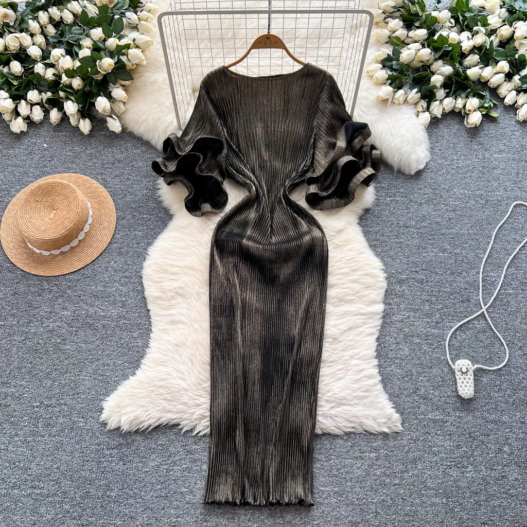 Gabrielle Summer Pleated Dress - 24th Spoke
