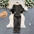 Gabrielle Summer Pleated Dress - 24th Spoke