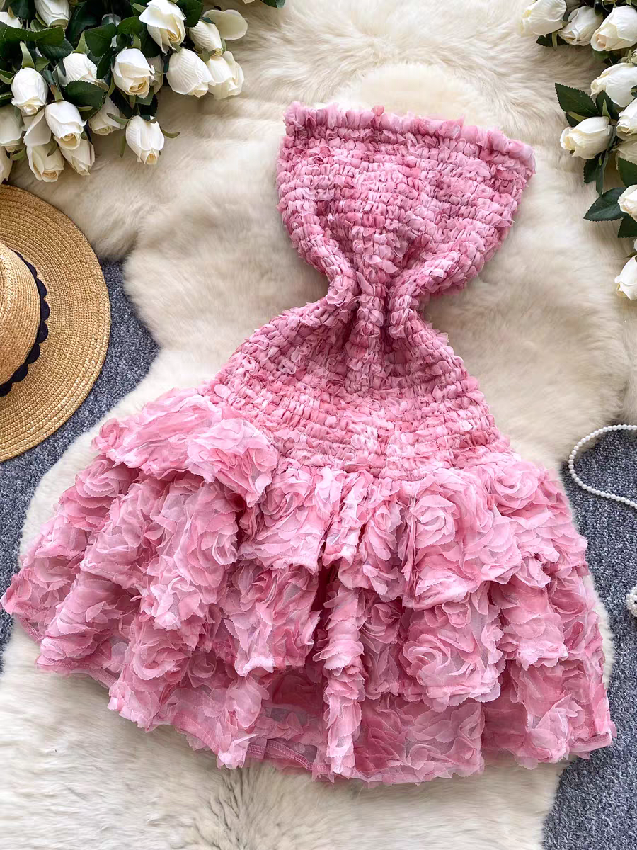 Kathryn Summer Luxury Tube Top Dress - 24th Spoke