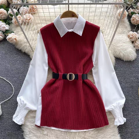 Michelle Winter Top With Belt