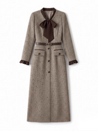 Natalie Winter Dress With Belt