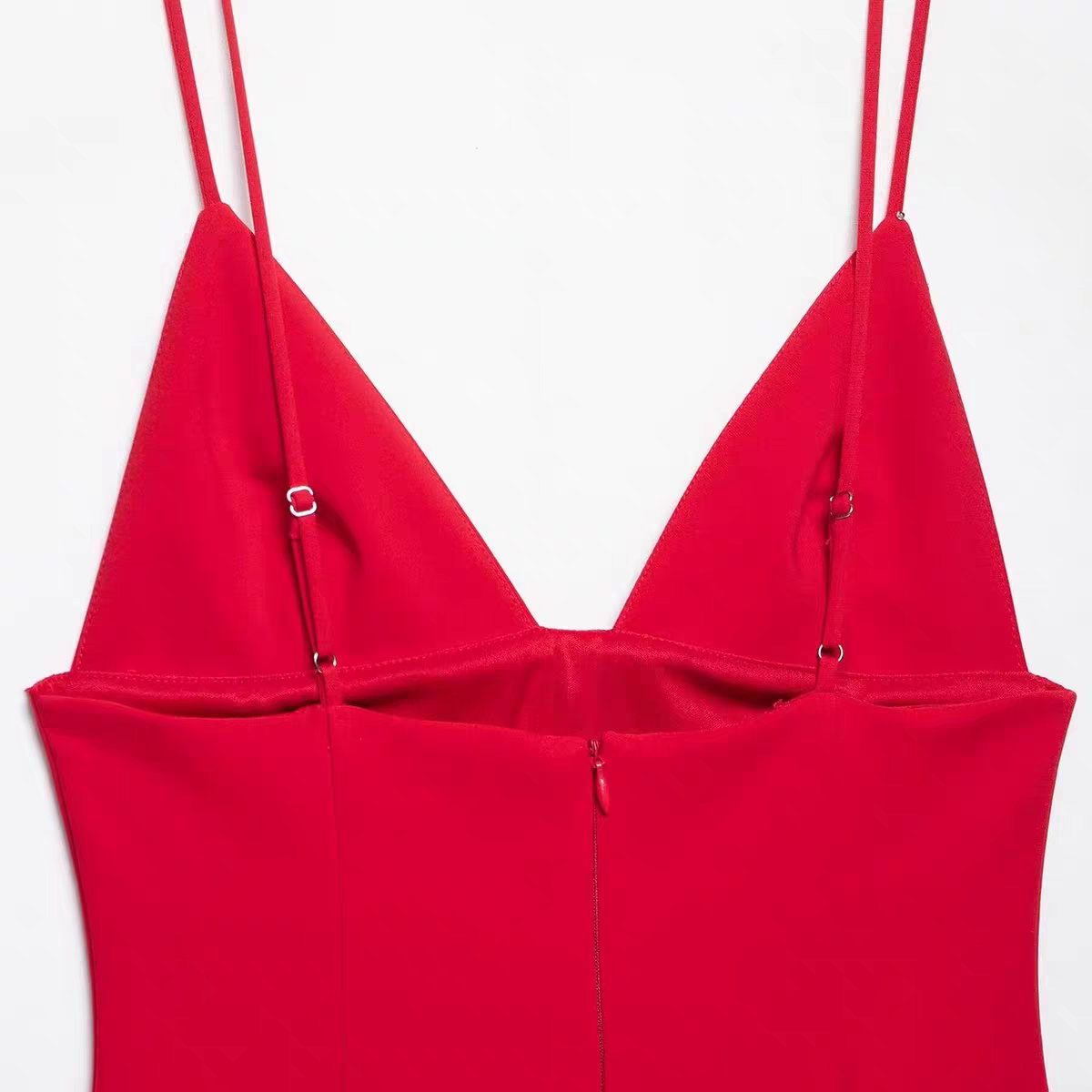 Nia Summer Party Wear Red Hot Dress - 24th Spoke