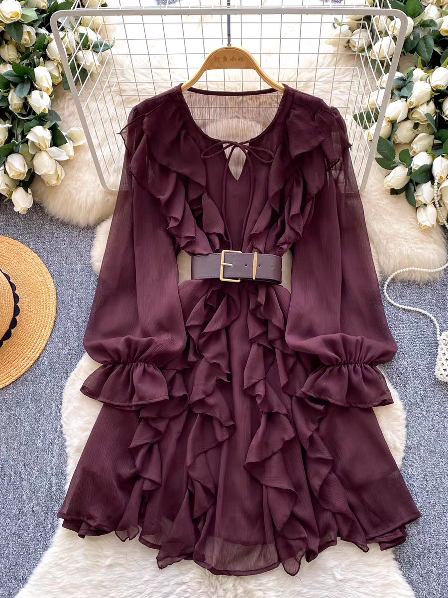 Kirsten Ruffle Summer Dress - 24th Spoke