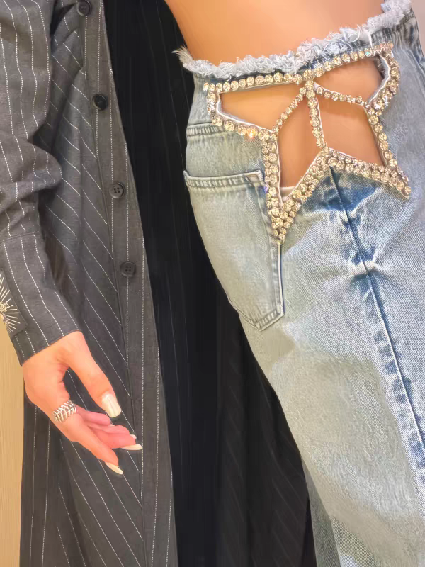 Tamannaah Studded Denim