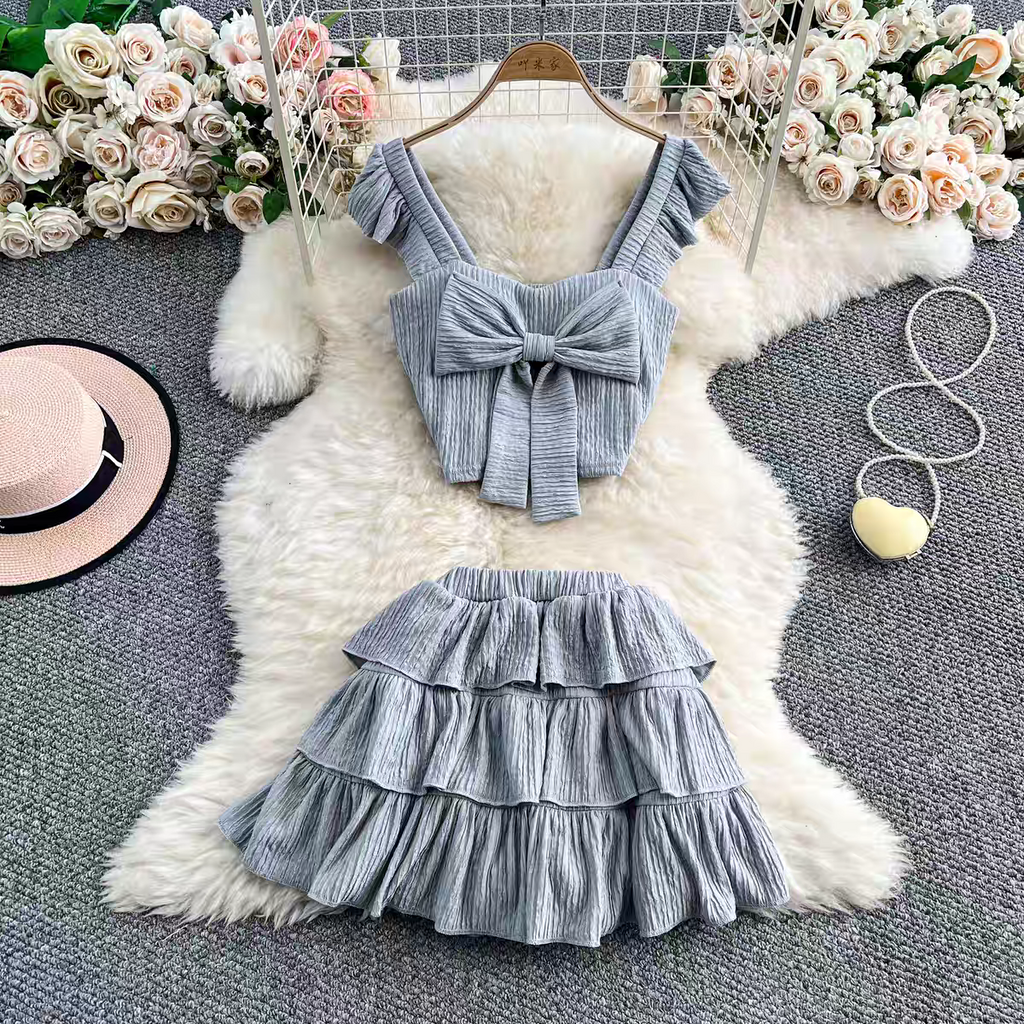 Christina Summer Two Piece Set Dress - 24th Spoke