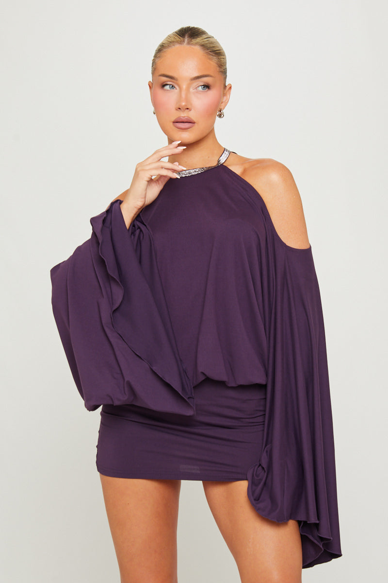 Milena Butterfly Sequins Dress