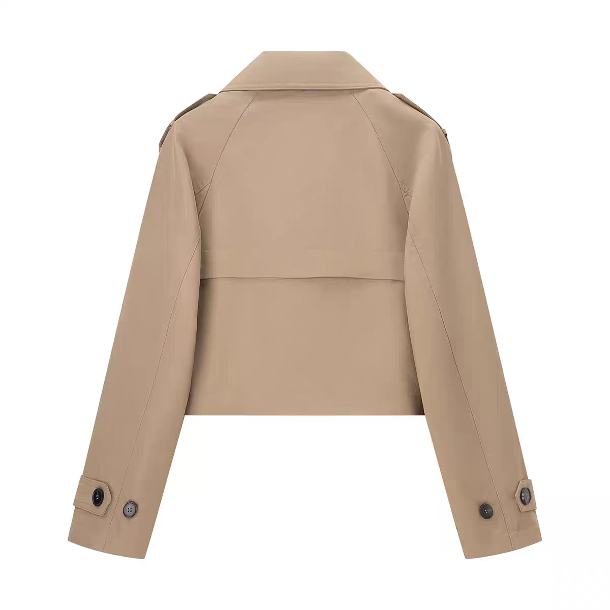 Zara Short Double-Breasted Trench Coat