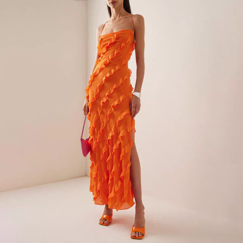 Alicia Summer Party Ruffle Dress - 24th Spoke