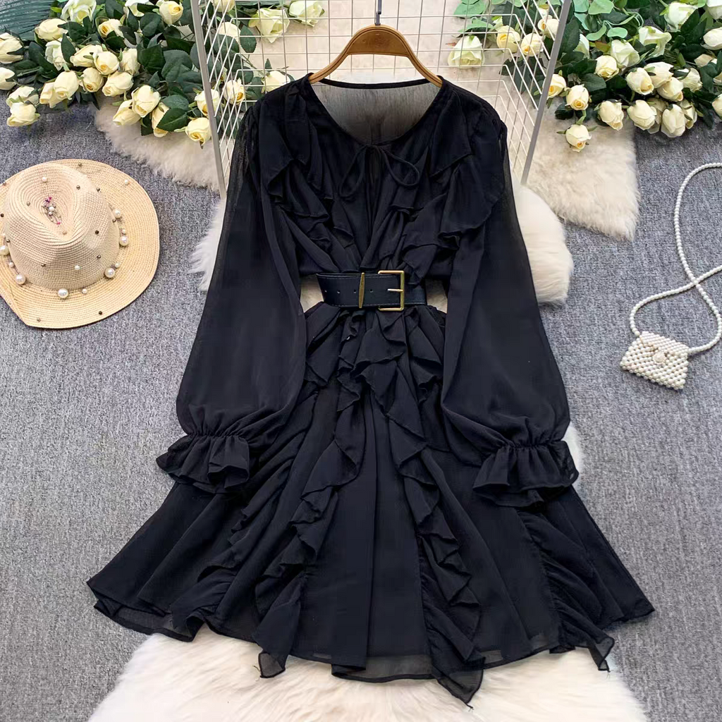 Megan Party Ruffle Dress