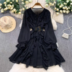 Megan Party Ruffle Dress