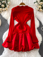 Natalia V Neck Party Dress