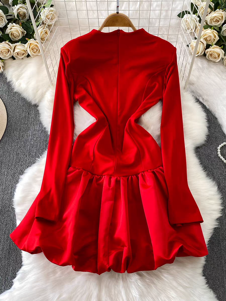 Natalia V Neck Party Dress