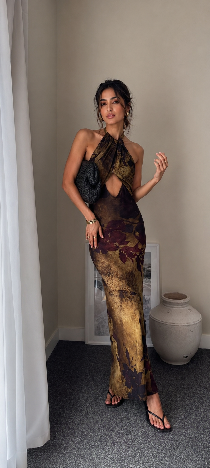 Sandra Summer Halter Dress