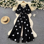 Hilarie Summer Polka Dot Jumpsuit - 24th Spoke