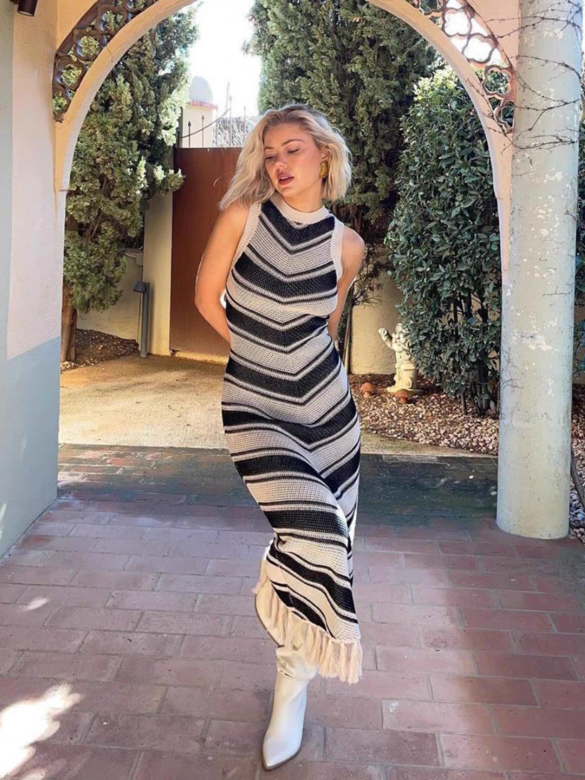 Olivia Summer Tassel Dress