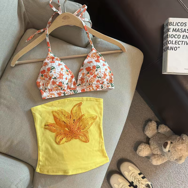 Claire Summer Beach Top Set