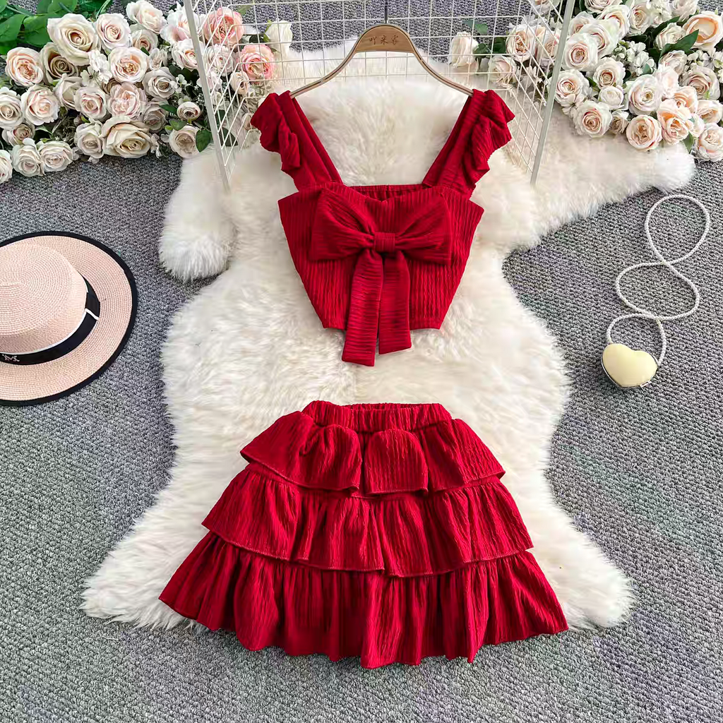 Christina Summer Two Piece Set Dress - 24th Spoke