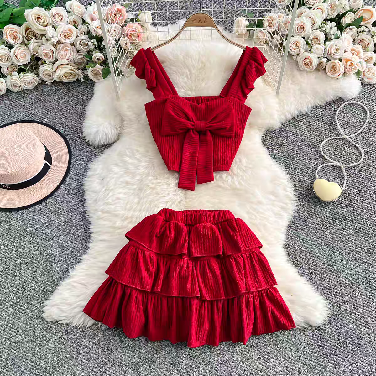 Christina Summer Two Piece Set Dress - 24th Spoke