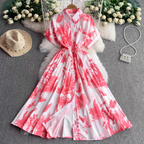 Kate Summer Retro Printed Dress - 24th Spoke
