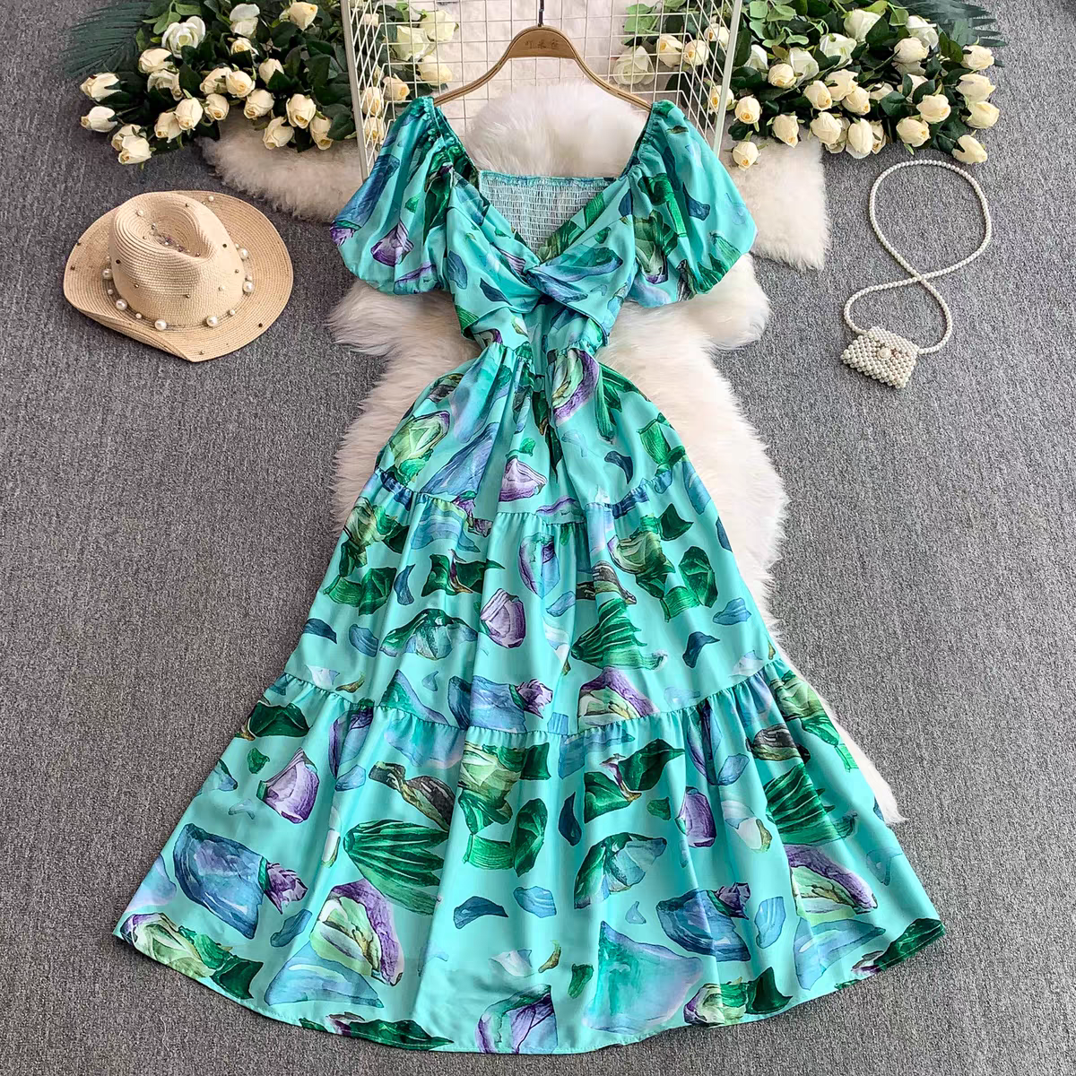 Marie Summer Beach Vacation Dress - 24th Spoke