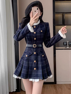 Natalie Winter Plaid Dress