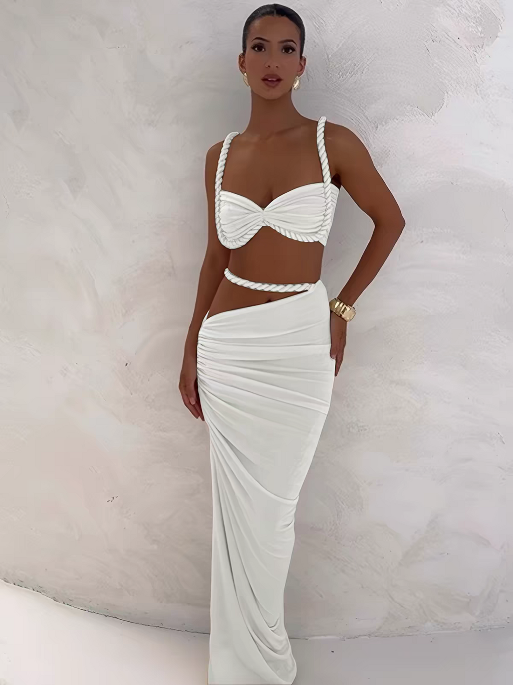 Tamannaah Summer Vacation Bikini Two Piece Set