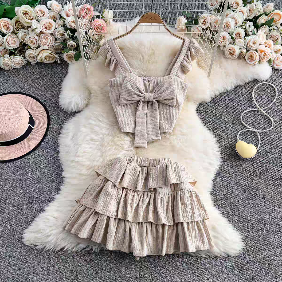 Christina Summer Two Piece Set Dress - 24th Spoke