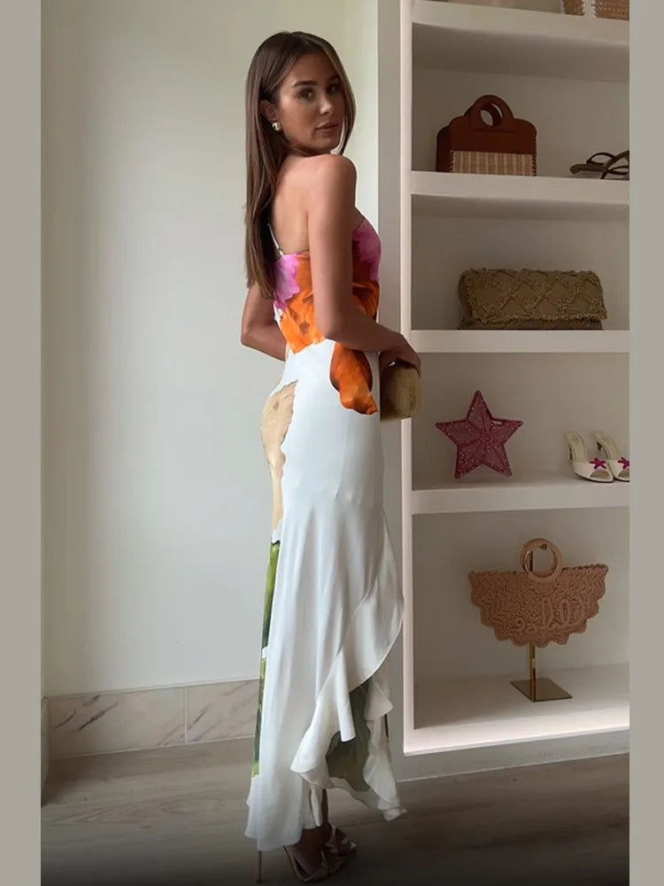 Olivia Summer Slim Fit Printed Dress