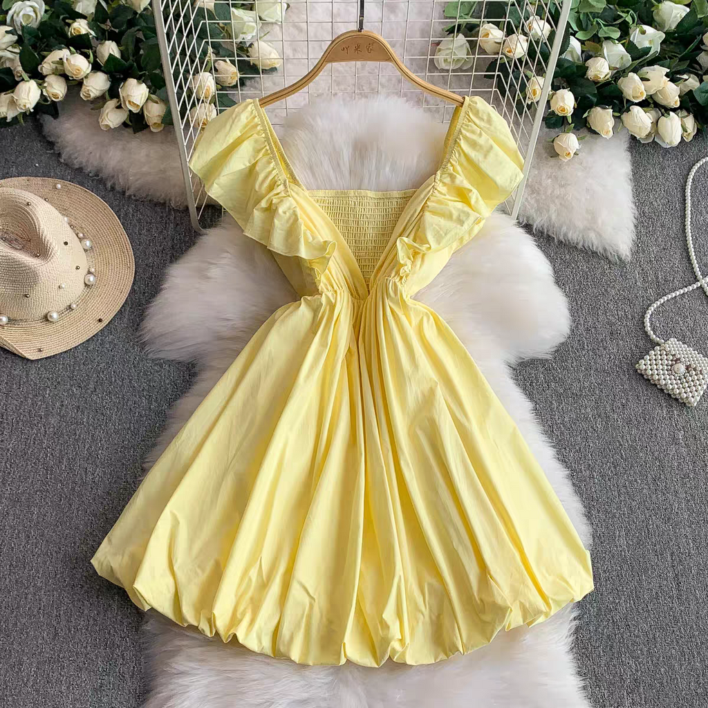 Amber Summer V Neck Dress - 24th Spoke