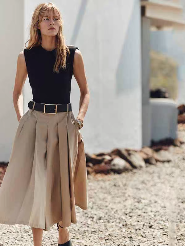 Claire Summer Dress With Belt