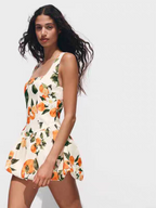 Emma Summer Printed Vacation Dress