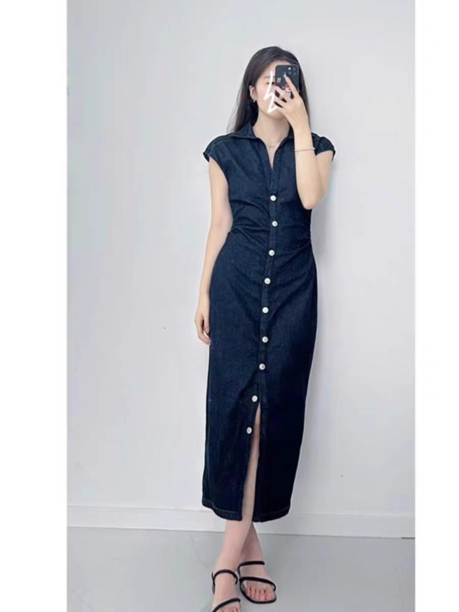 Jannat Summer Denim Slim Fit Dress