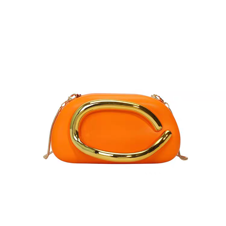 Original Zara Retro Metal Handle Bag