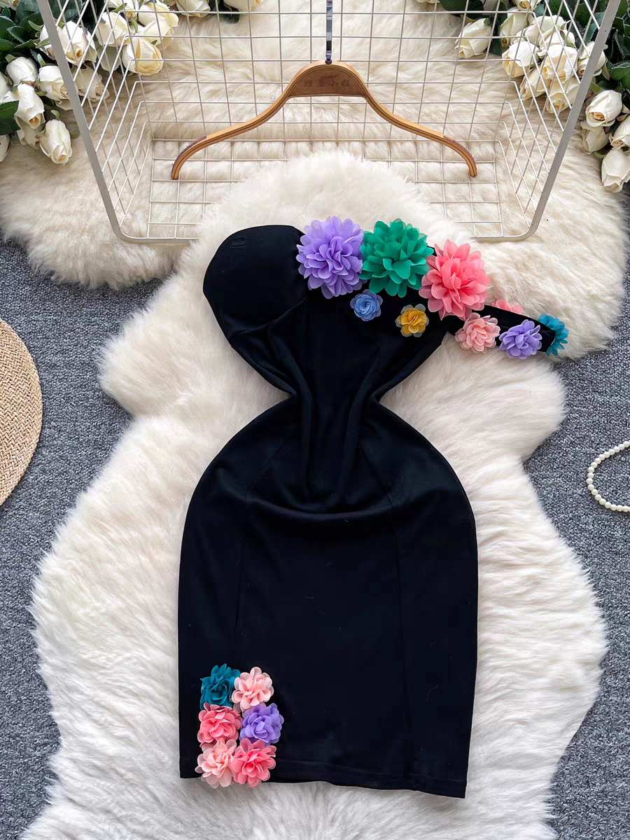 Eliot Summer Black Luxury Party Dress