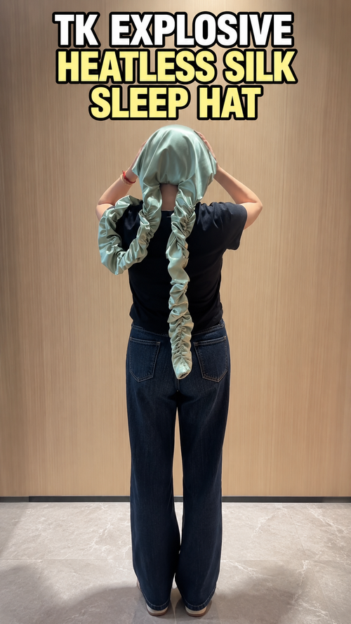 Satin Curling Hair Sleeping Cap