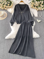 Rihanna Winter Two Piece Set