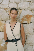 Ashley Midi Dress With Belt