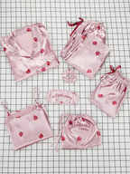 7 Piece Silk Night Suit