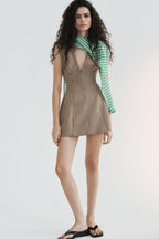 Samaire Stripe Short Dress - 24th Spoke
