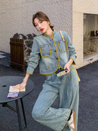 Hannah Summer Denim Coord Set