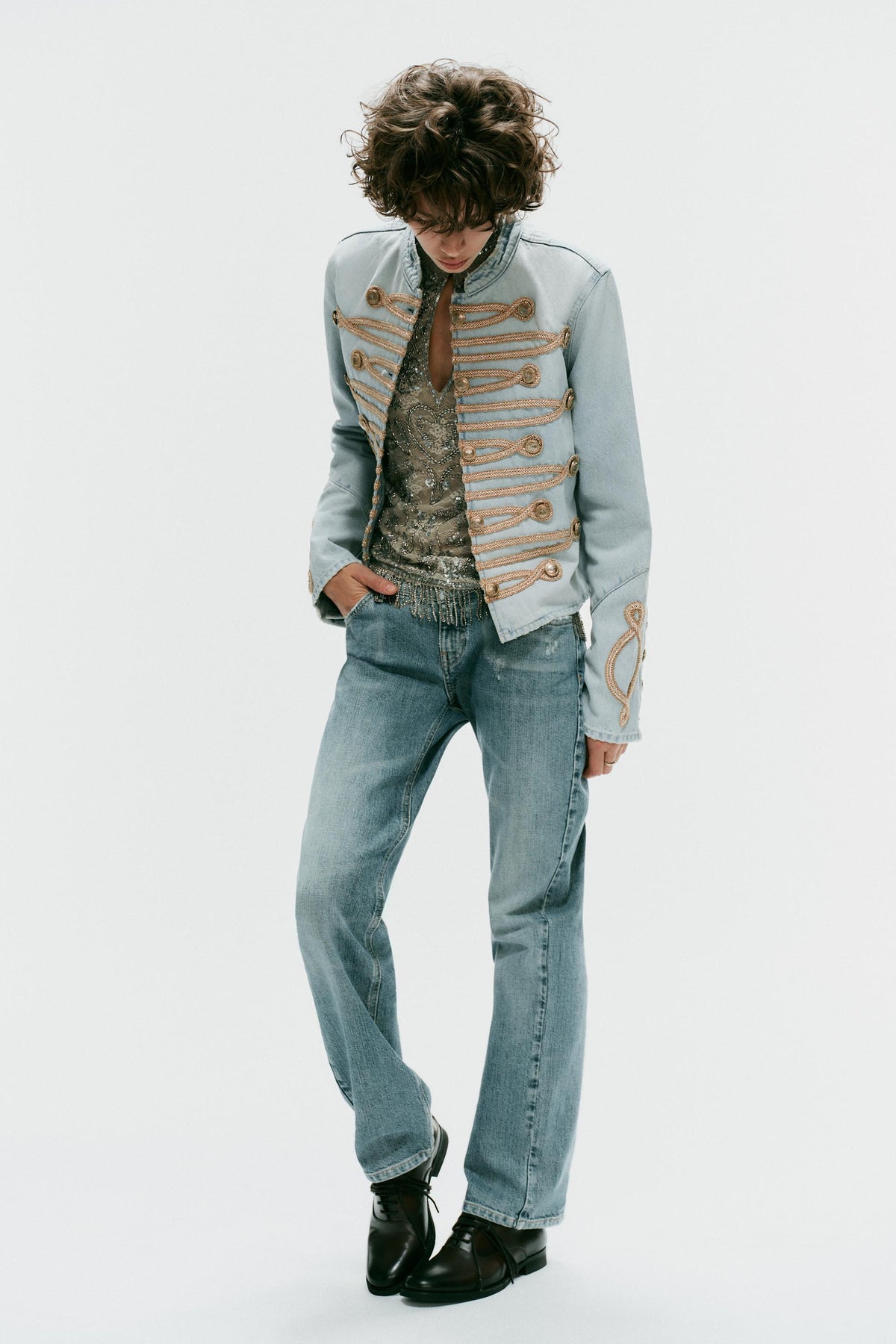 Zendaya Napolean Denim Jacket