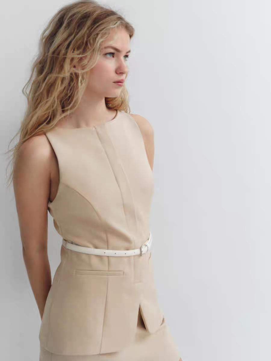 Anne Summer Formal Two Piece Set With Belt - 24th Spoke