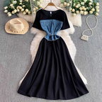 Diana Summer Denim Long Dress