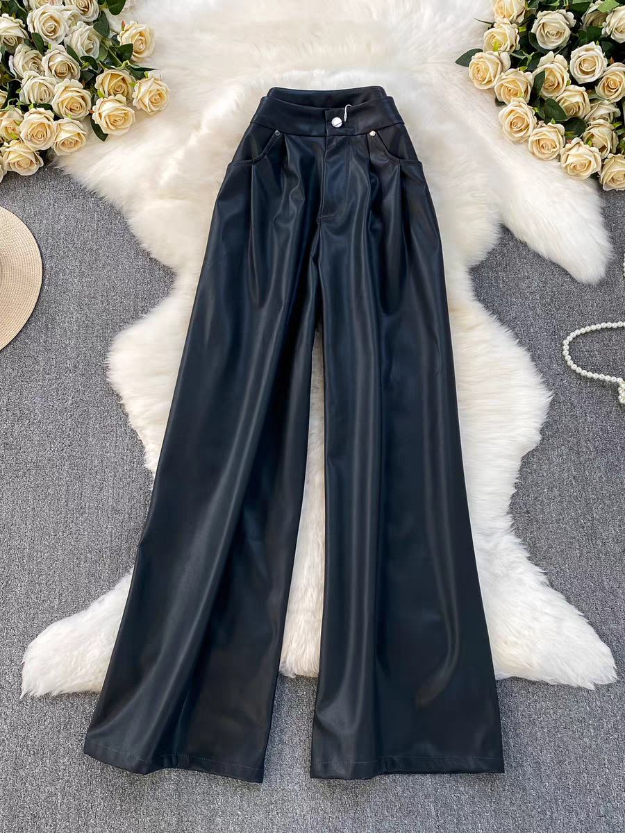 Olivia PU Leather Trousers