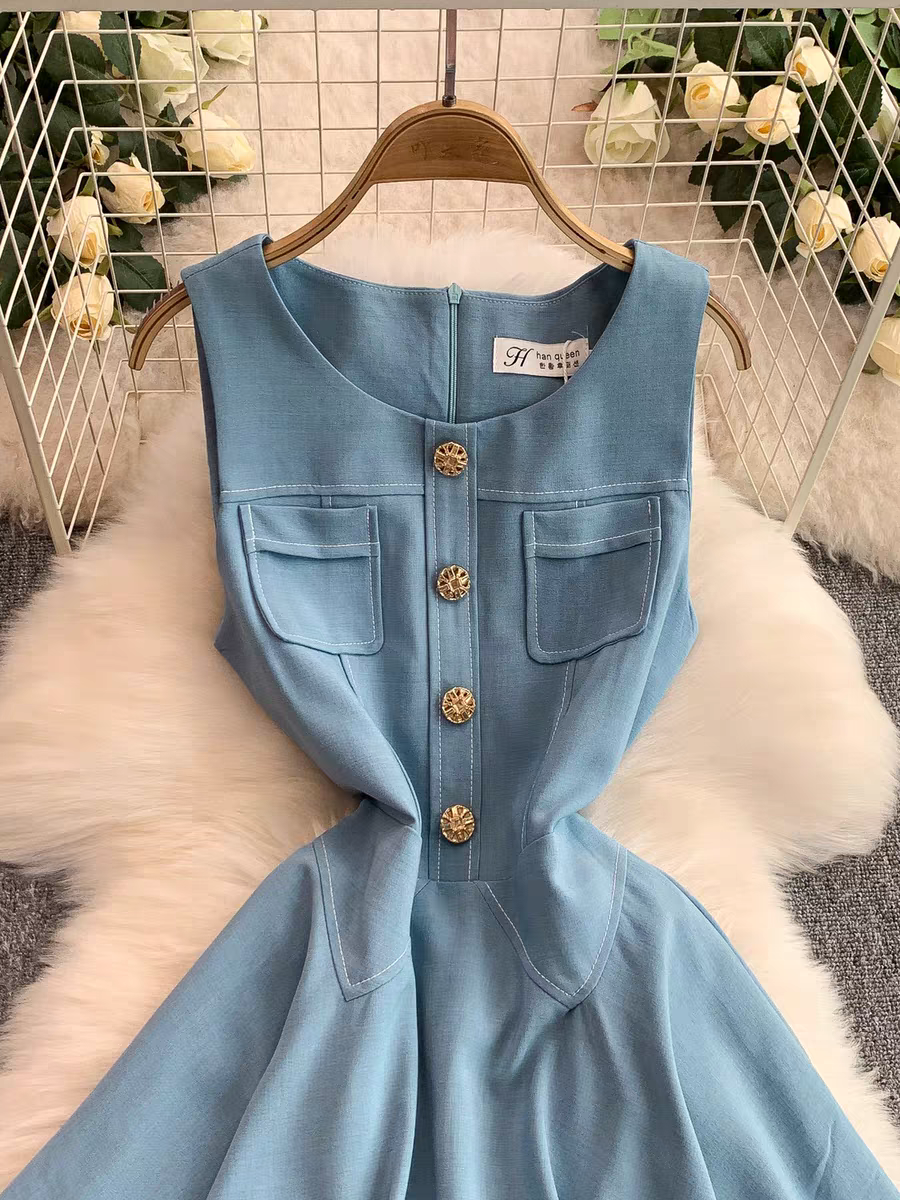 Malin Summer Denim Dress